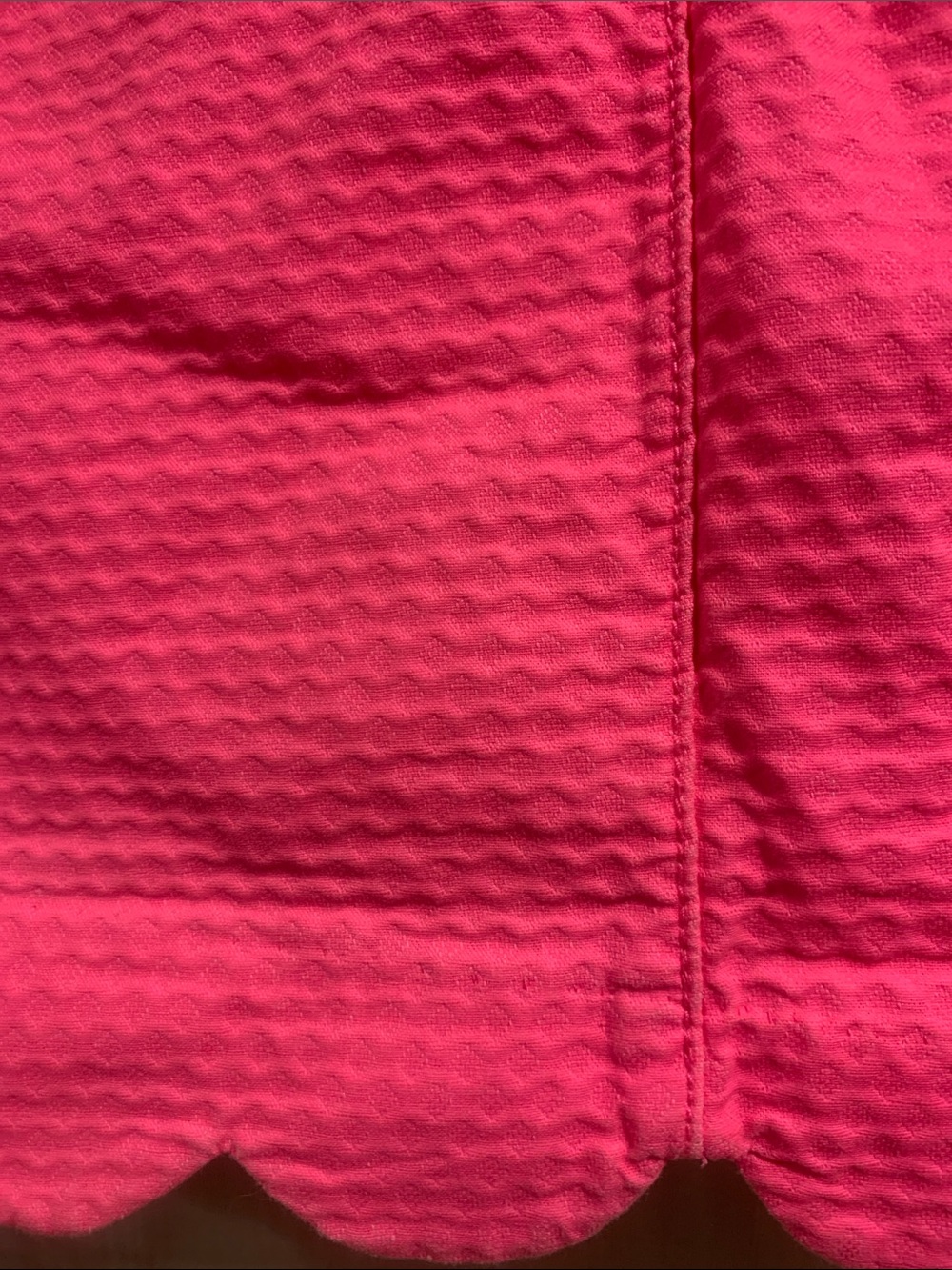 Lilly Pulitzer Bright Pink Scalloped Hem Skirt - Picture 6 of 16